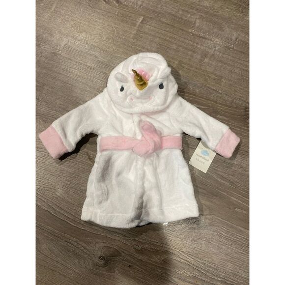 Baby Girls  unicorn Robe 6-9 months  nwt - Picture 1 of 3